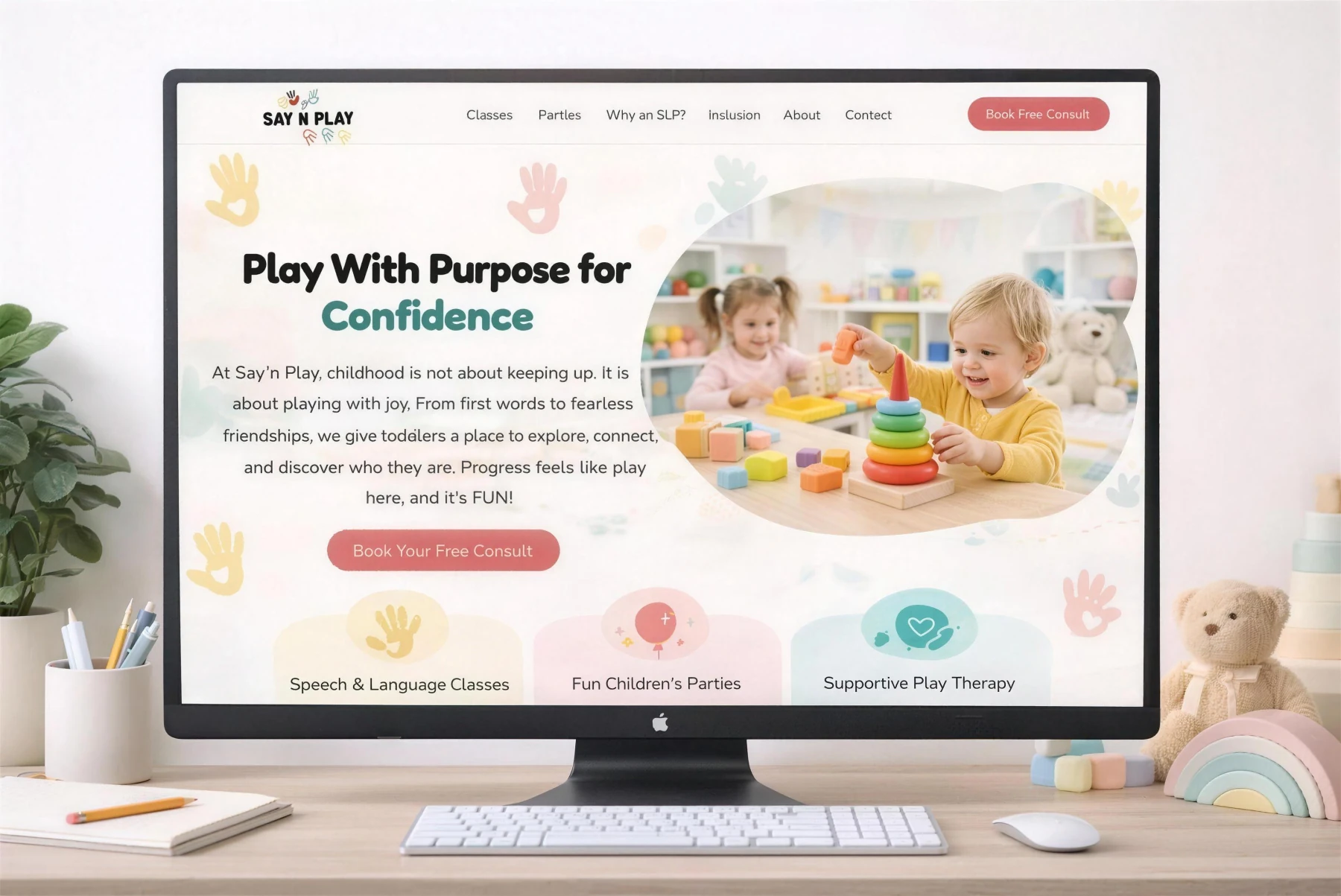 Say N Play NYC website design by DRYP Digital